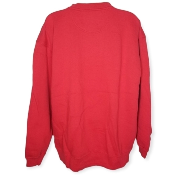 Christmas Sweatshirt Red Great American Lakes & Timbers Size L - Picture 2 of 4